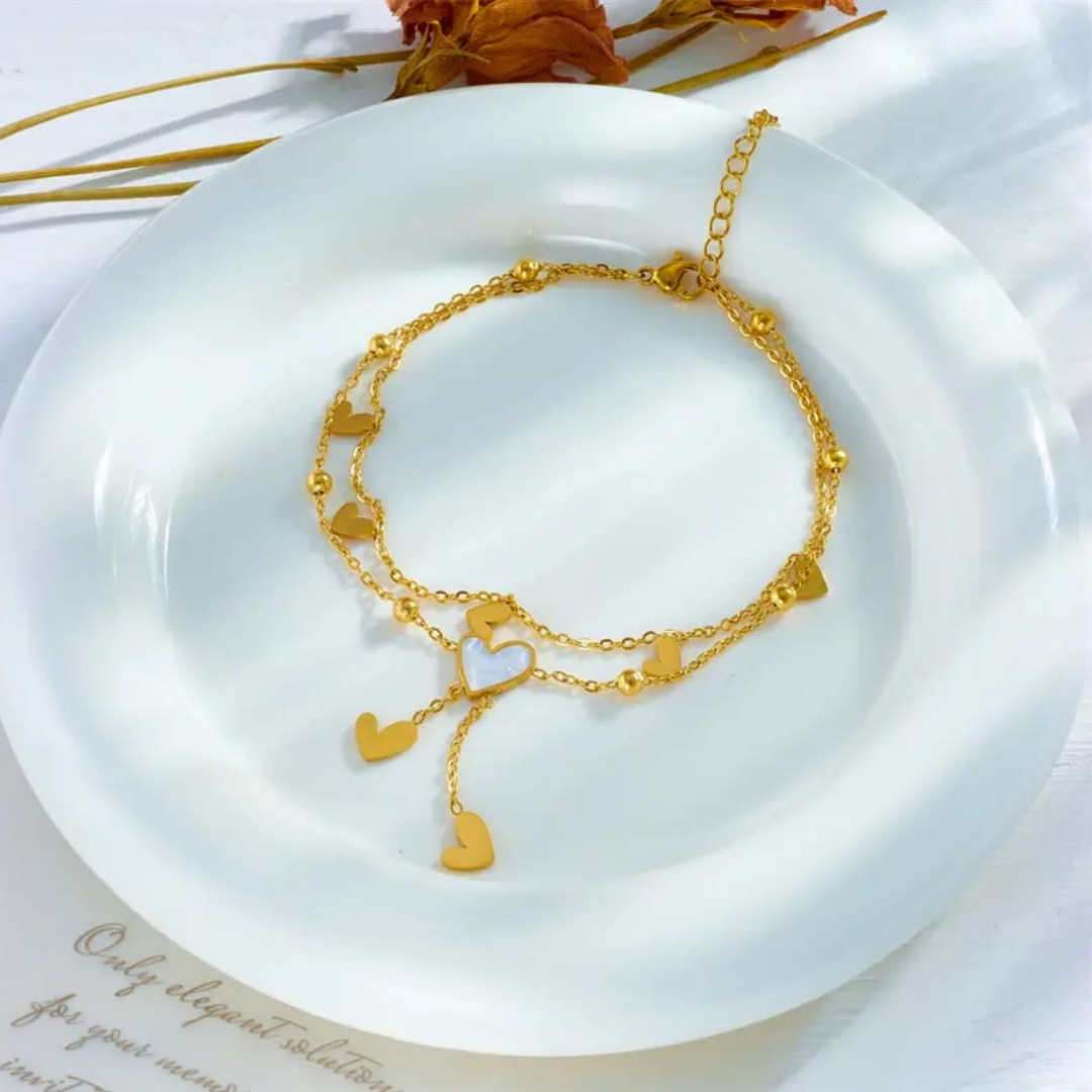 The Sweetheart Charm Anklet