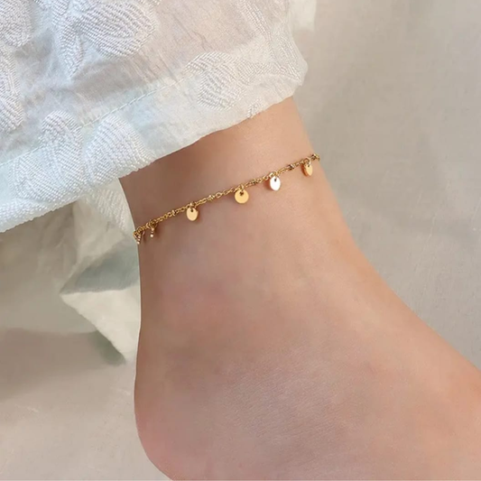 Golden Whisper Anklet–Bracelet