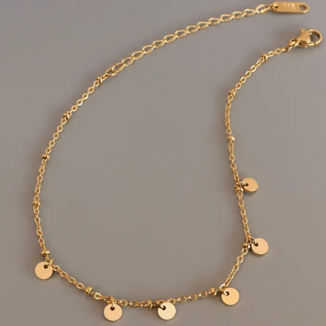 Golden Whisper Anklet–Bracelet