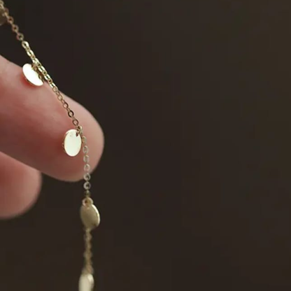 Golden Whisper Anklet–Bracelet