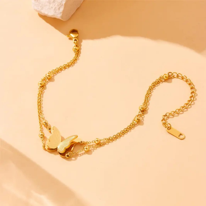 Twice the Wings Anklet–Bracelet