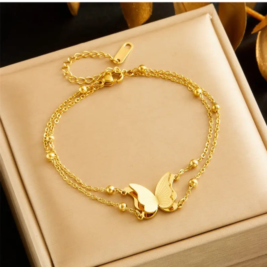Twice the Wings Anklet–Bracelet