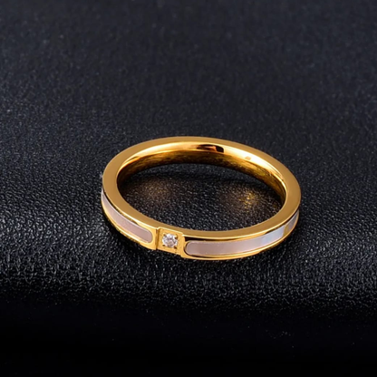 Lustre Solitaire Ring