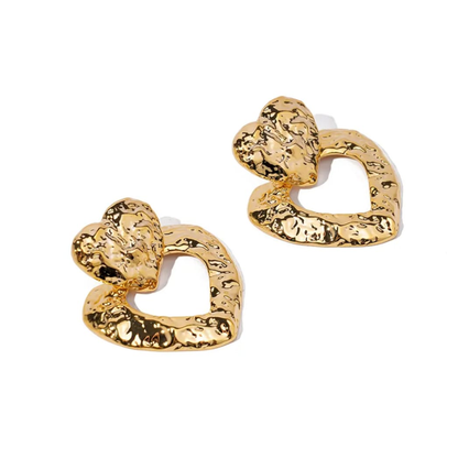 Chamak Royale Heart Earrings