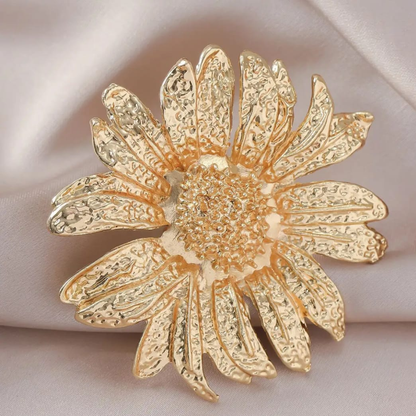 Gold Plated Bloom Sculpt Ring — 18K Edition