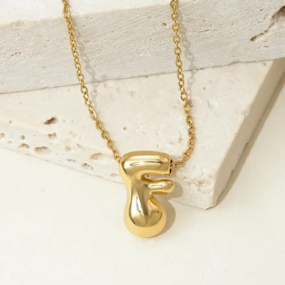 Bubble Pop Initials Necklace
