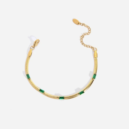 Emerald Serpent Bracelet