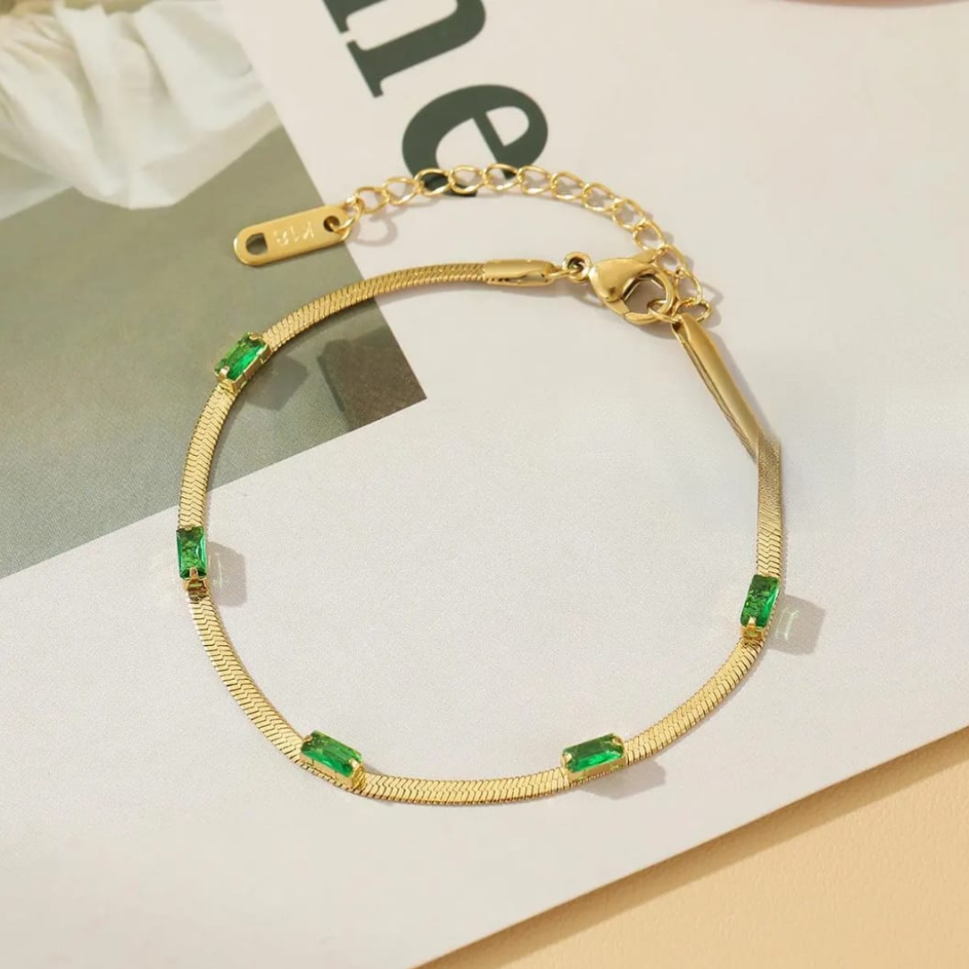 Emerald Serpent Bracelet