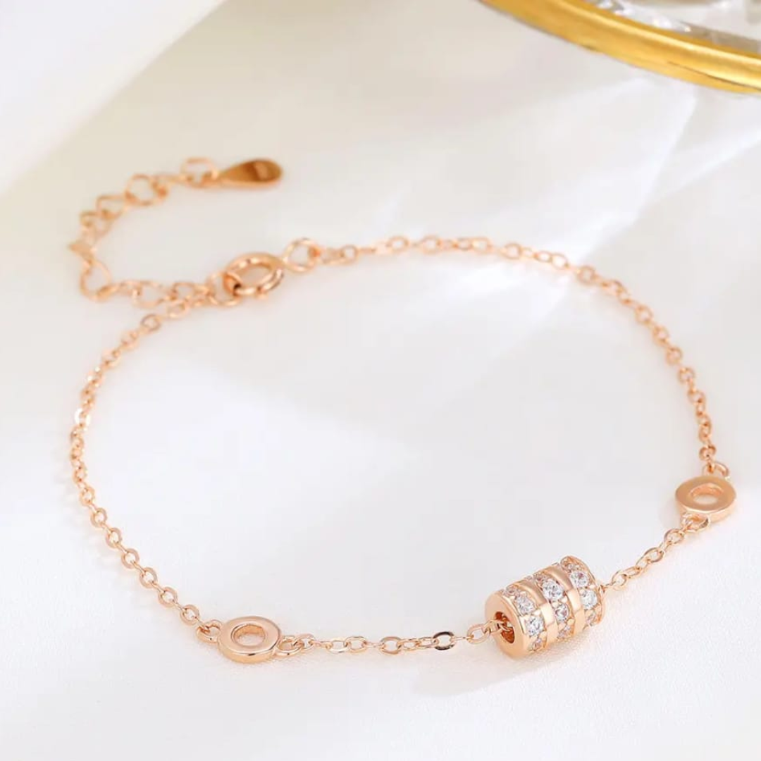 Rose gold Diamond Spring Bracelet