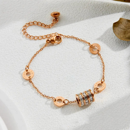 Rose gold Diamond Spring Bracelet