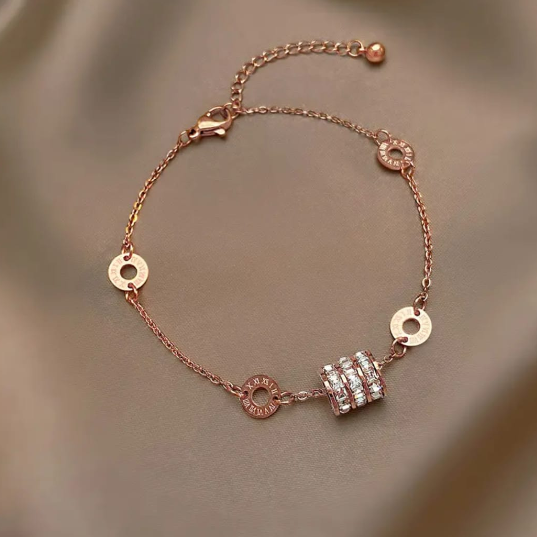 Rose gold Diamond Spring Bracelet