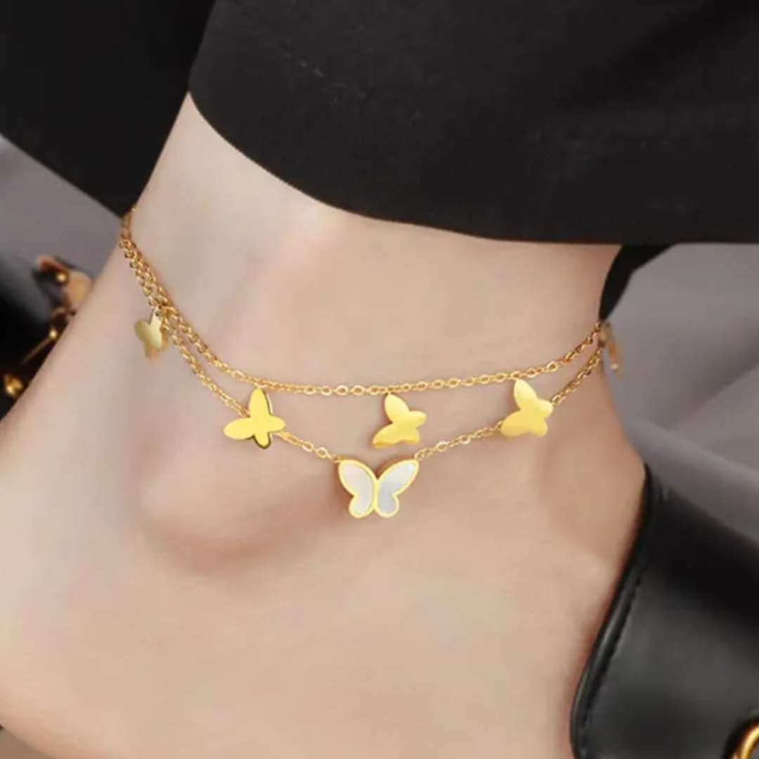 Luminous Wings Double-Layer Bracelet