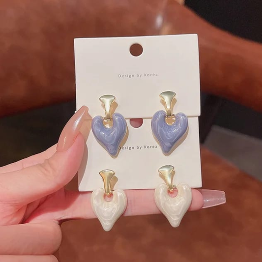 Solace Heart Studs