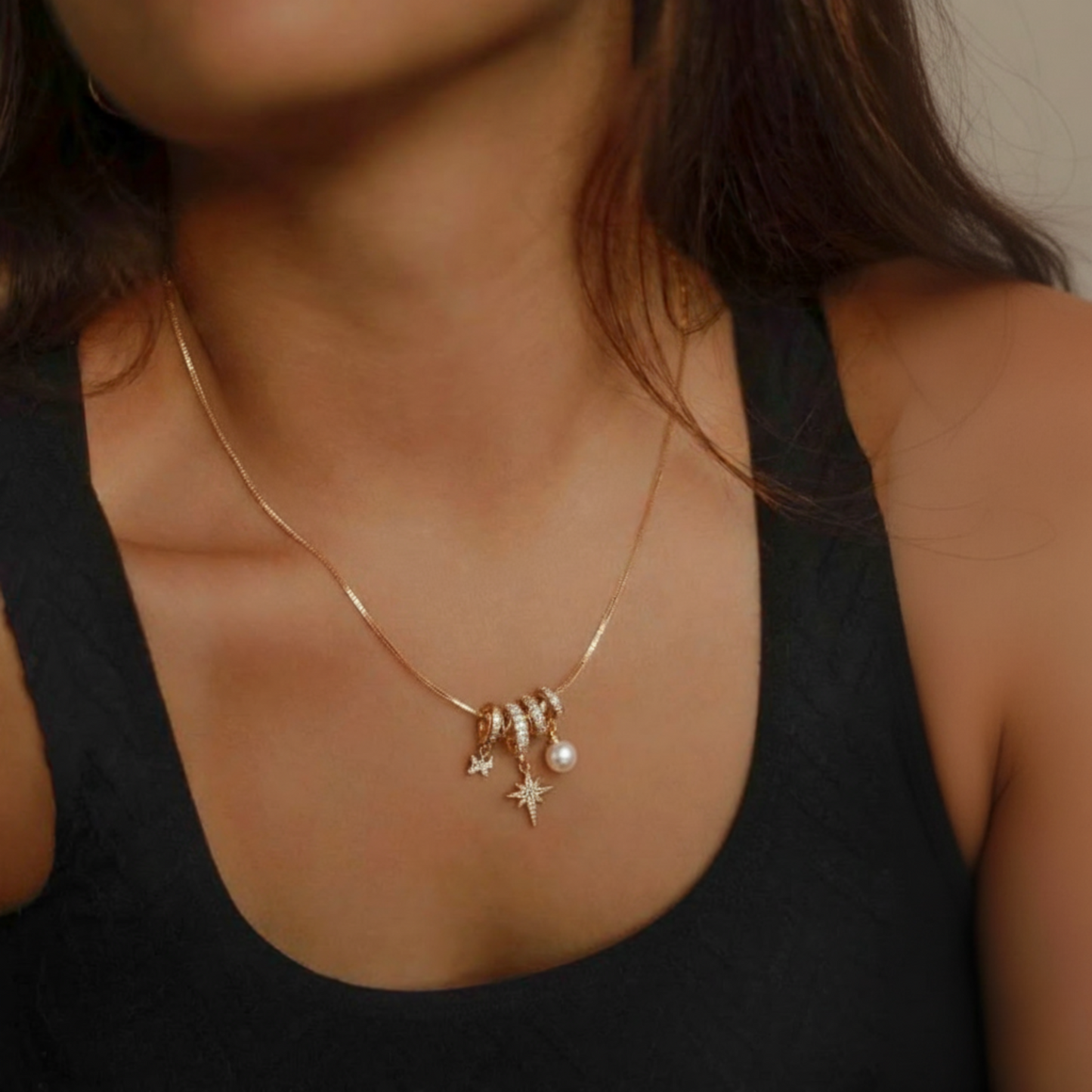 Celestia Charm Necklace