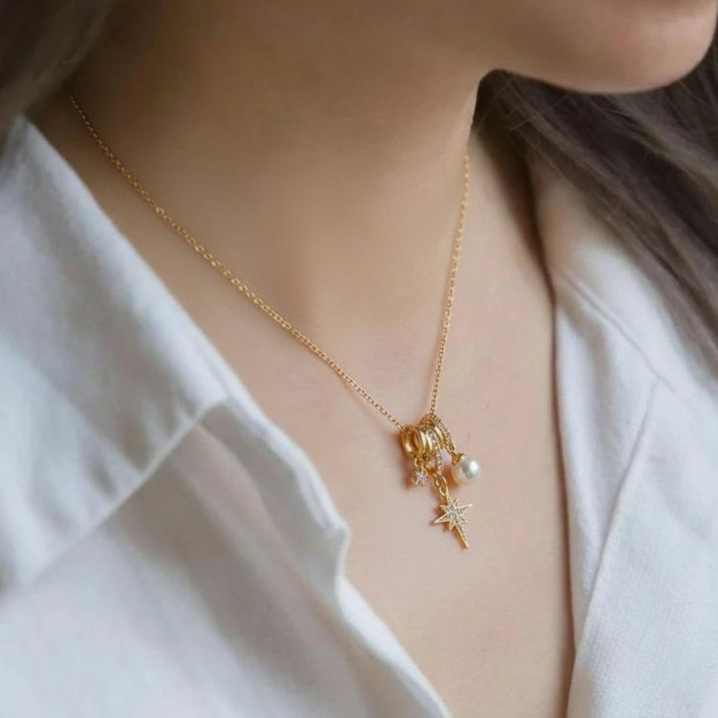 Celestia Charm Necklace
