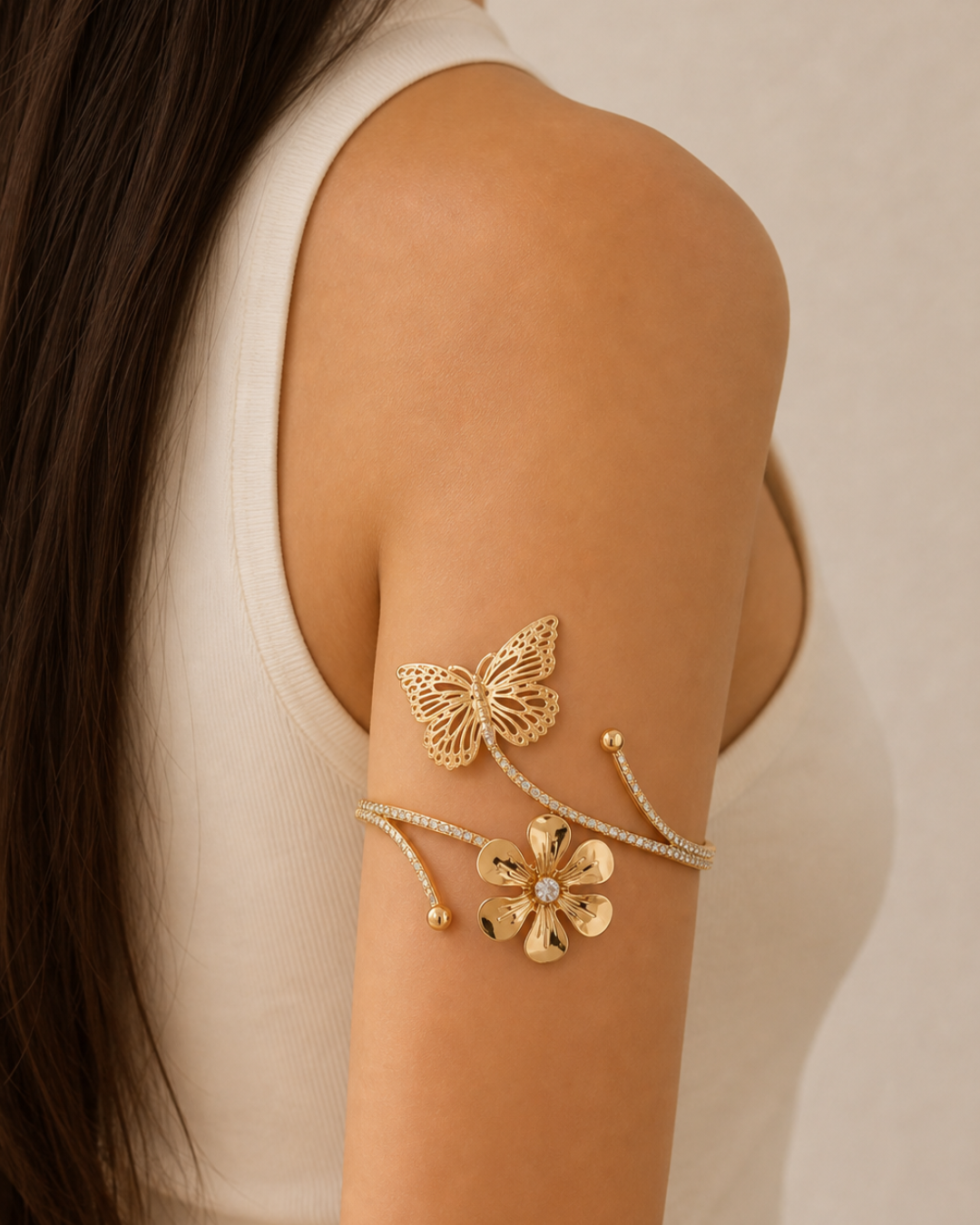 Butter Flower Arm Cuff