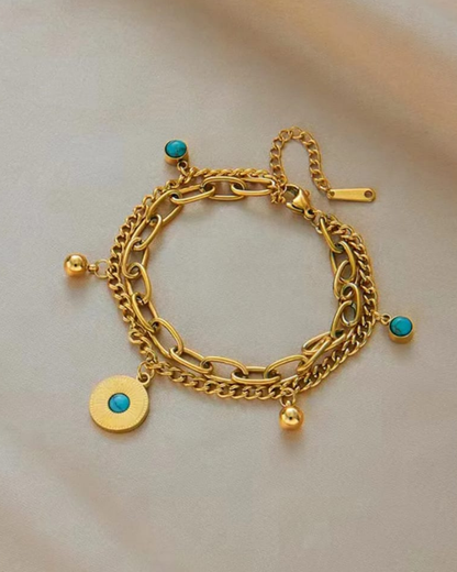 Devil Eye Multilayer Chain Bracelet