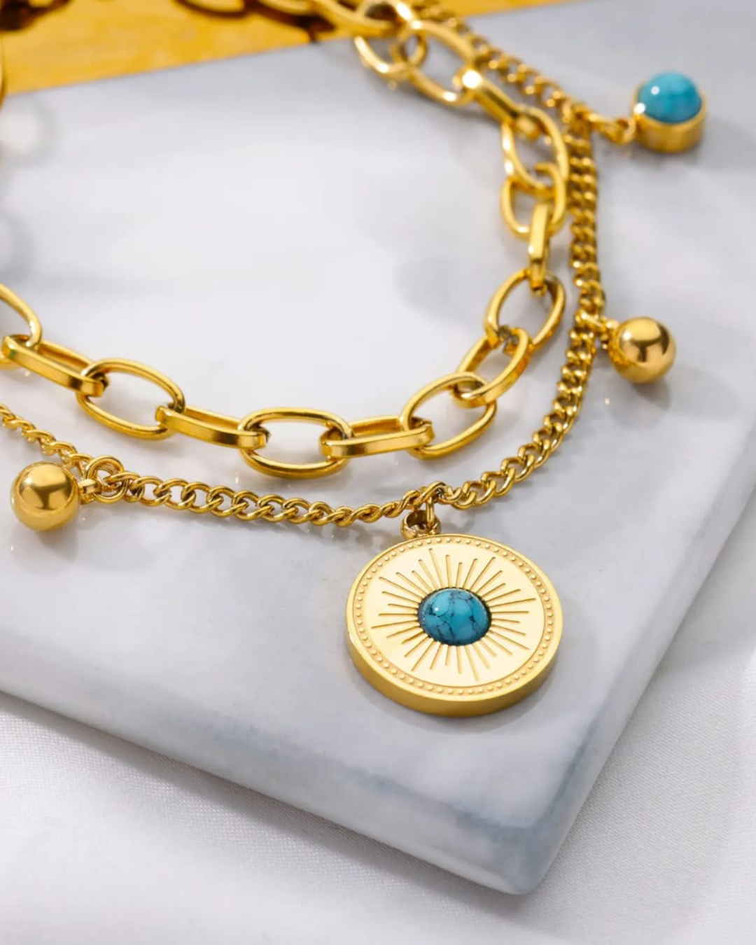 Devil Eye Multilayer Chain Bracelet