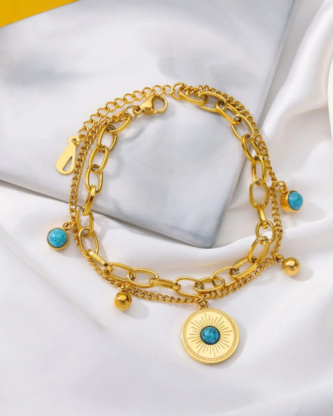 Devil Eye Multilayer Chain Bracelet