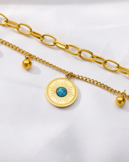 Devil Eye Multilayer Chain Bracelet