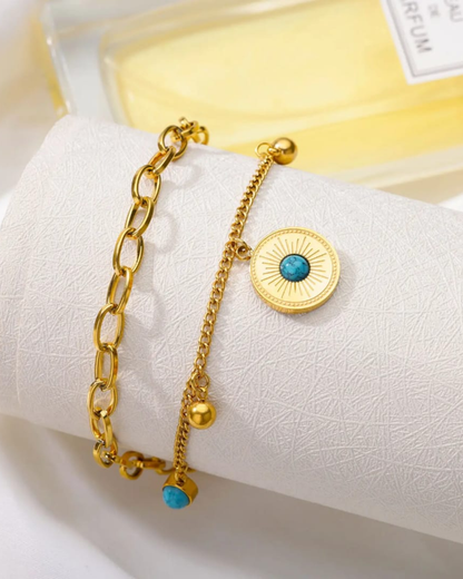 Devil Eye Multilayer Chain Bracelet