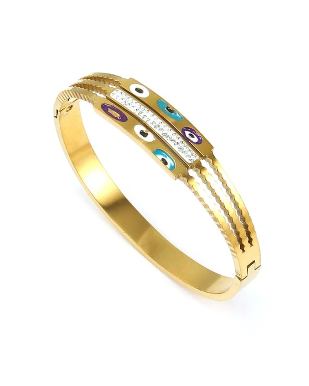 Trinity Nazar Statement Bracelet