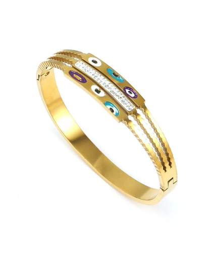 Trinity Nazar Statement Bracelet