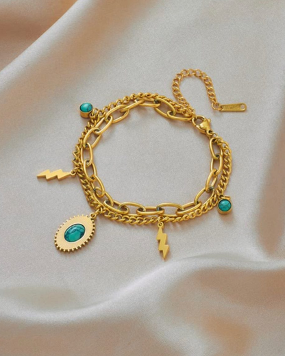 Zyra Power Charm Bracelet