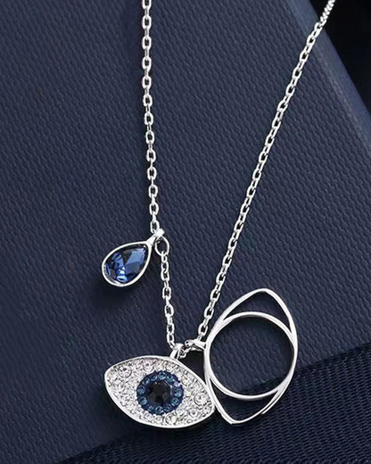 Evil Eye Silver Necklace
