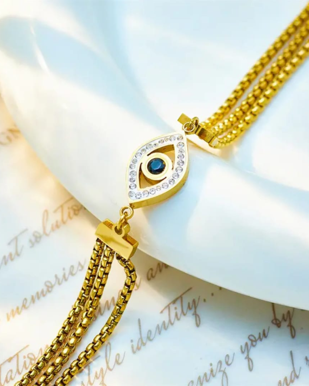 Nazar Glow Chain Bracelet