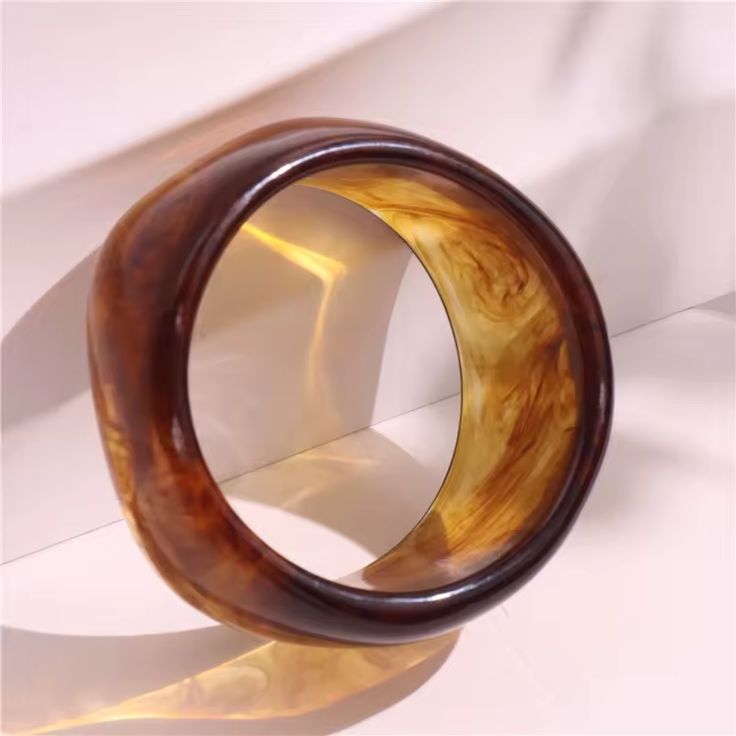 Beige Brown Bangle Stack