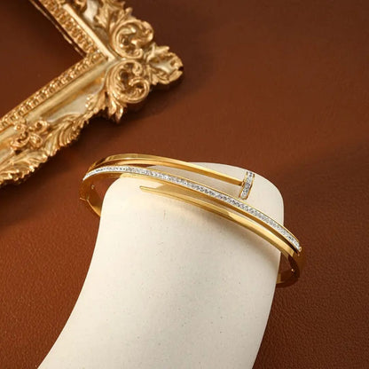 The Modern Pavé Nail Bracelet