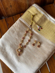 Mayur Varnika Temple Necklace Set