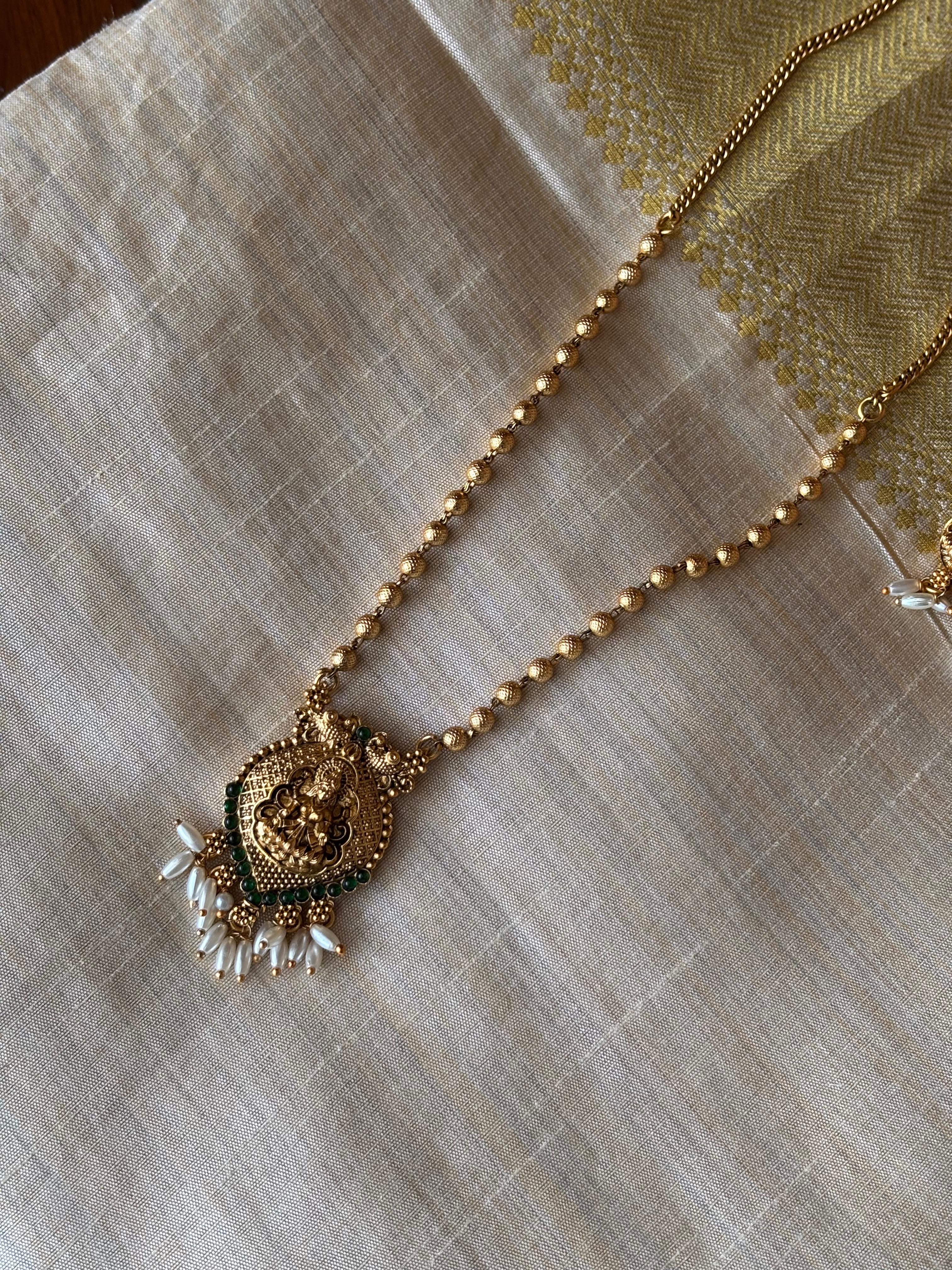 Vaidehi Lakshmi Pendant Set
