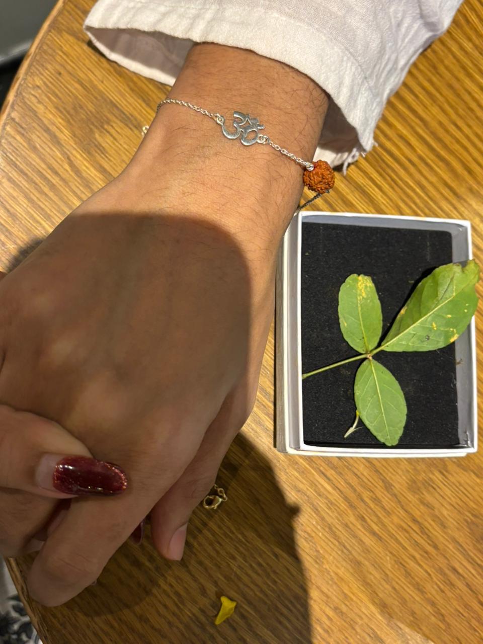 Shiv Rudraksha Bracelet — Pure 925 Sterling Silver Edition