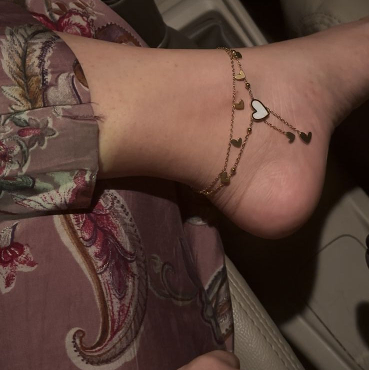 The Sweetheart Charm Anklet