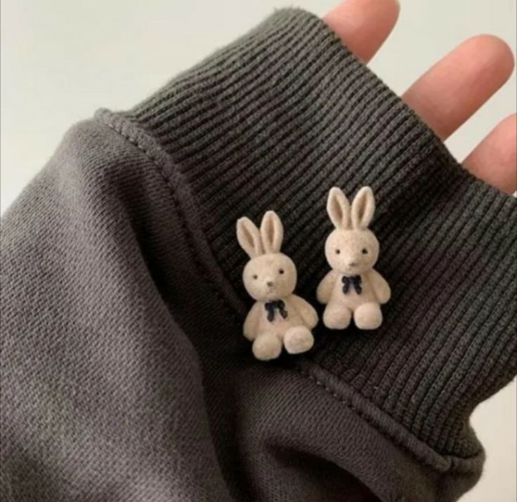 The Teddy Bunny Studs