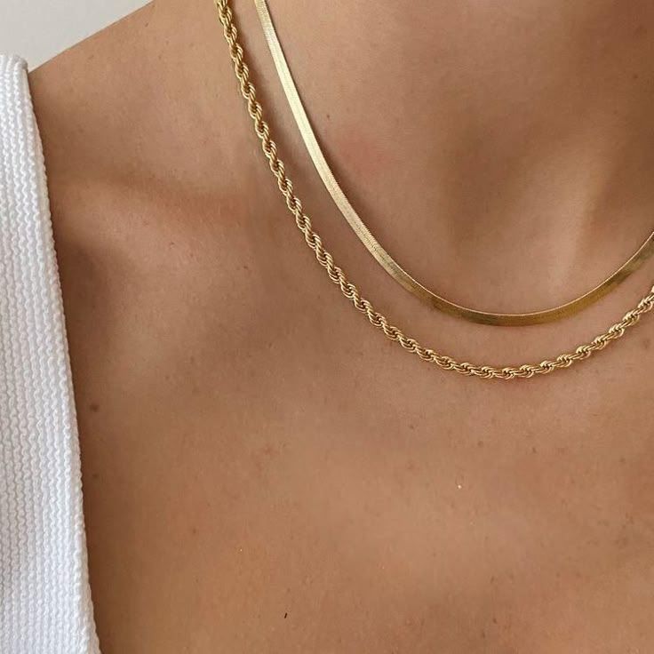 Serpent Twist Duo Necklace