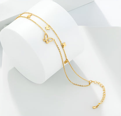 Luminous Wings Double-Layer Bracelet